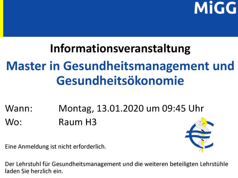 13.12.2019 | MiGG Informationsveranstaltung