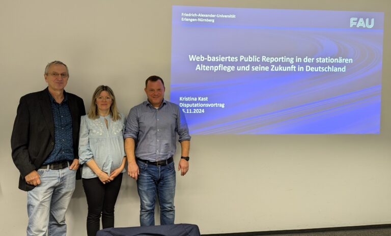 Glückwunsch zur erfolgreichen Disputation, Kristina Kast